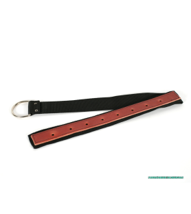 Corretja recolza-pica cello de cuir amb anella
