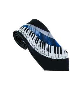 Corbata negra teclado