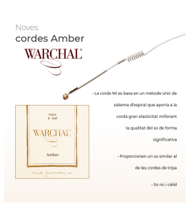 Cuerda Violín Warchal Amber