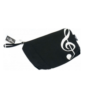 Estuche multiusos negro clave de sol