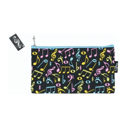 Plumier negro notas de colores P-1026.
