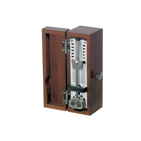 Metrónomo Wittner mini madera caoba