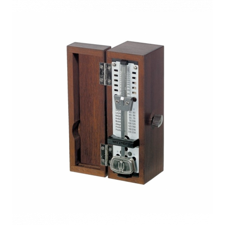 Metrónomo Wittner mini madera caoba