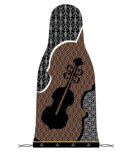 Pijama de seda con cordón para violín Bam
