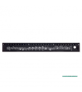 Regle 30 cm Blanc Notes