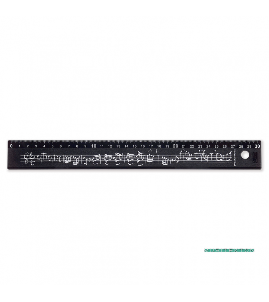 Regle 30 cm Blanc Notes