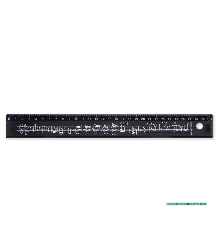 Regla 30 cm Notas Musicales