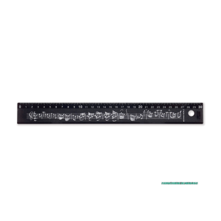 Regla 30 cm Notas Musicales