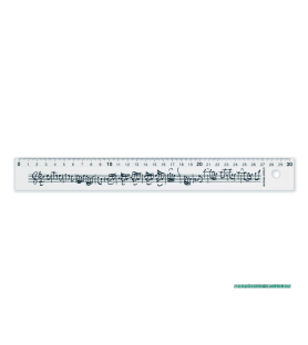 Regle 30 cm Blanc Notes