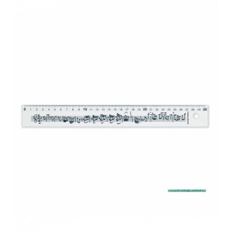 Regla 30 cm Notas Musicales