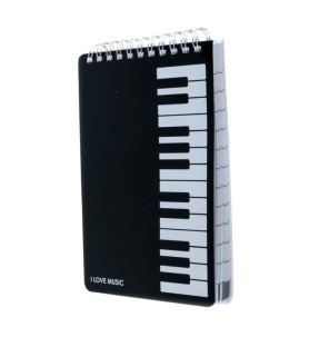 Libreta espiral A6 teclado