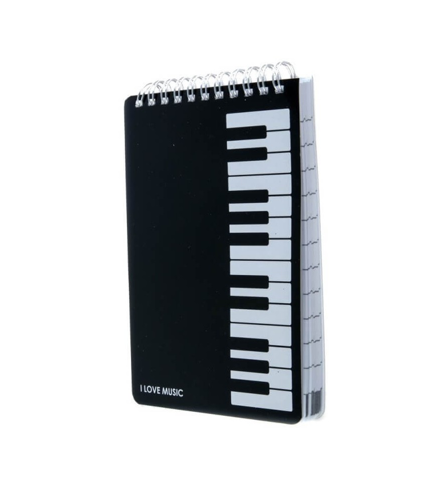 Libreta espiral A6 teclado
