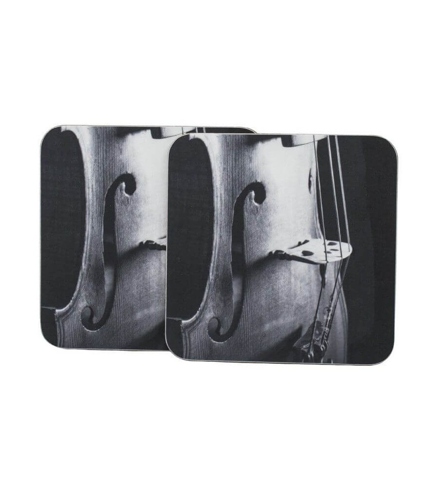 Set de dos posavasos violín MM37