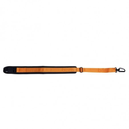 Correa neopreno y mosquetón Bam 9002NS para estuche de violín-viola-guitarra
