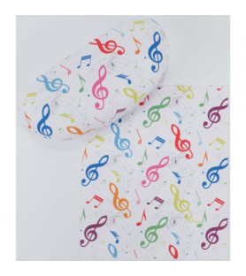 Eyeglass case treble clef S-8007