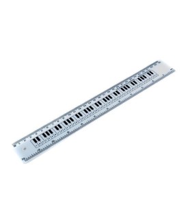 Regla 30 cm teclado MGC