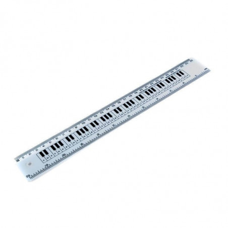 Regla 30 cm teclado MGC