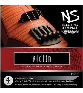 Cuerda Violín eléctrico D'Addario NS