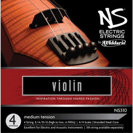 Cuerda Violín eléctrico D'Addario NS