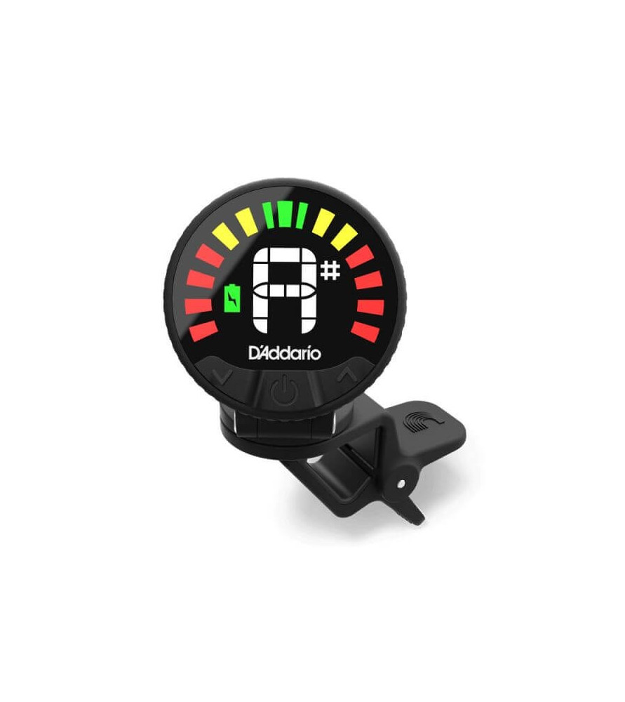 Afinador clip recarregable Guitarra D'Addario Nexxus 360