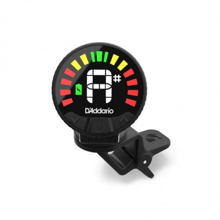 Afinador clip recargable Guitarra D'Addario Nexxus 360