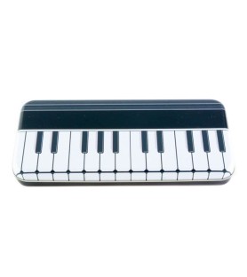 Plumier metálico teclado