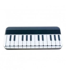 Plumier metálico teclado