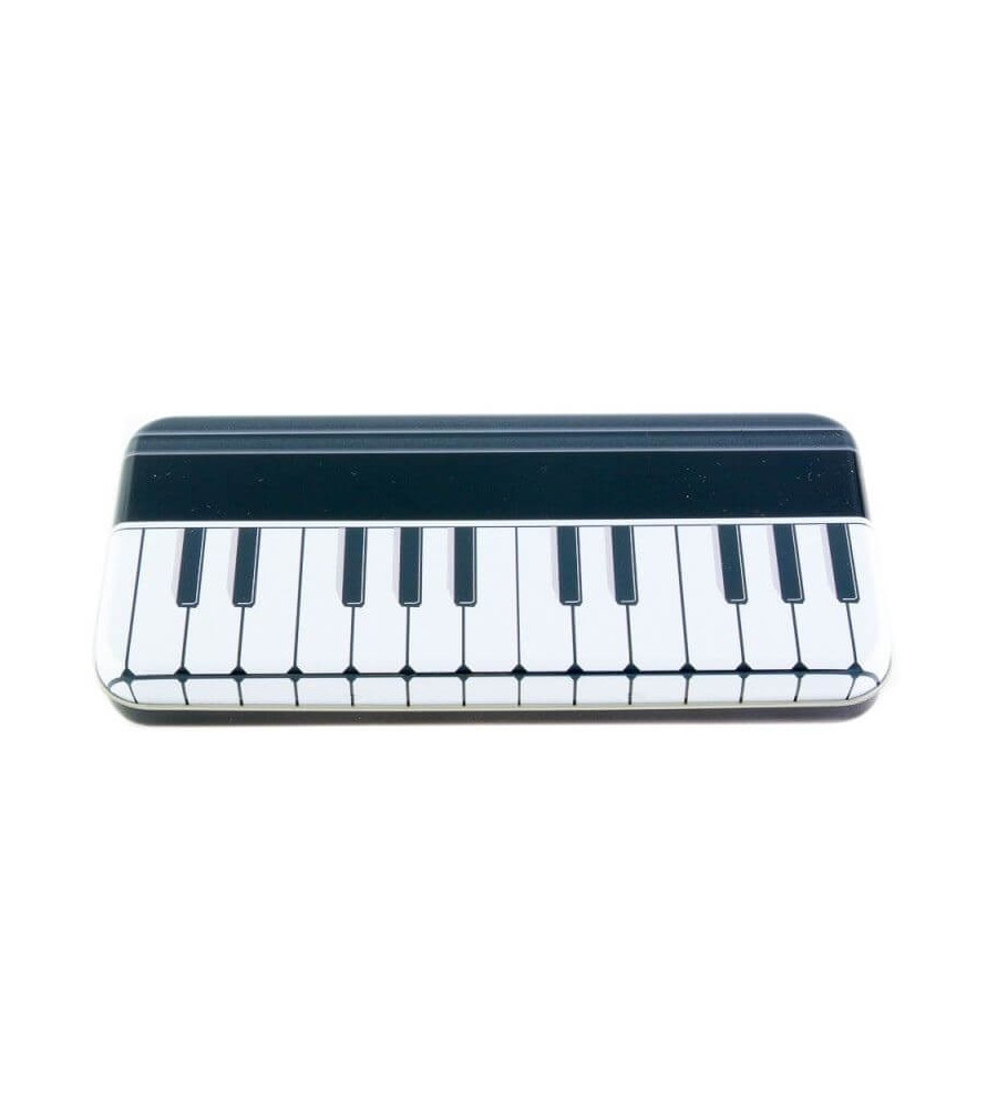 Plumier metálico teclado