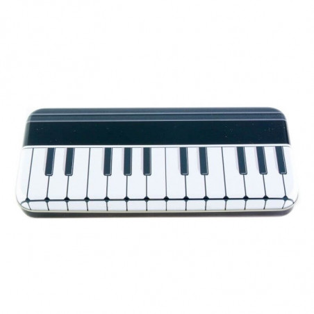 Plumier metálico teclado