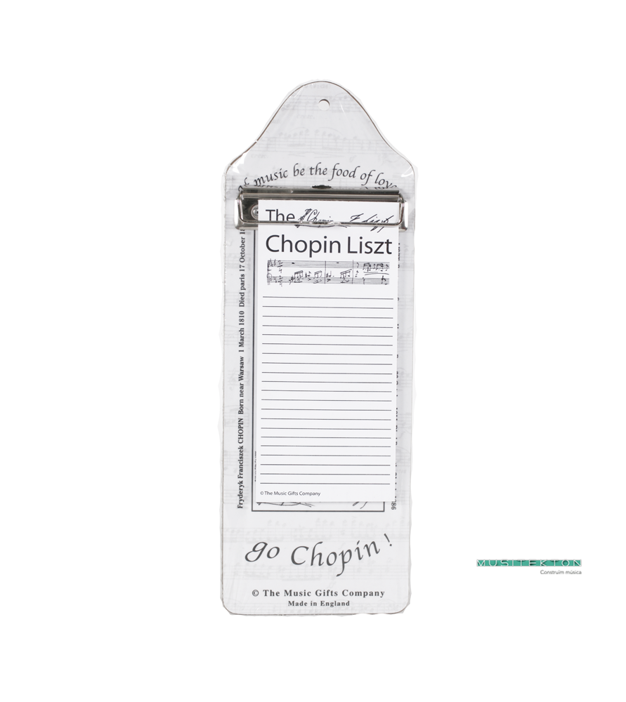 Lista de la compra Chopin Liszt