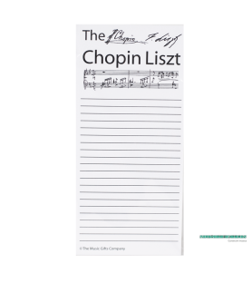 Recambio lista de la compra Chopin Liszt
