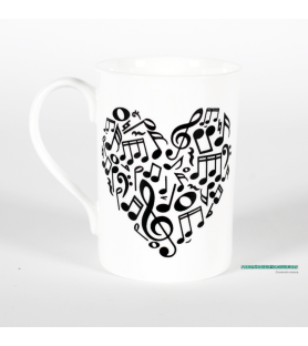 Taza Corazón Musical